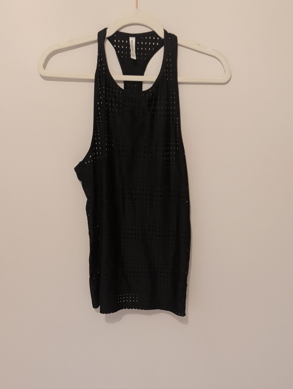 Athleta Black Cut Racerback Tank - Size Small
